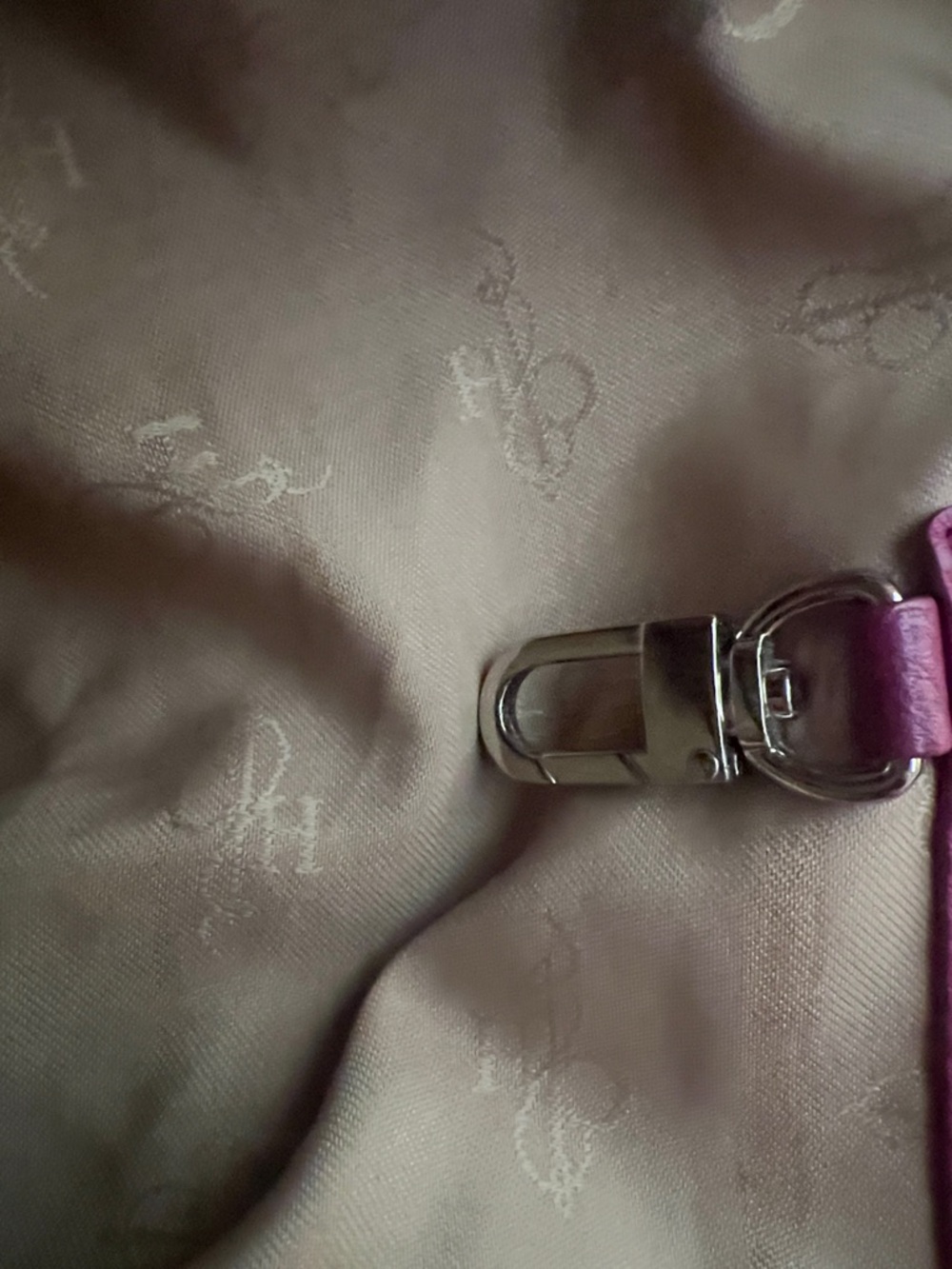 Cole Haan Pebbled Leather Shoulder Bag in Berry - Picture 7 of 11